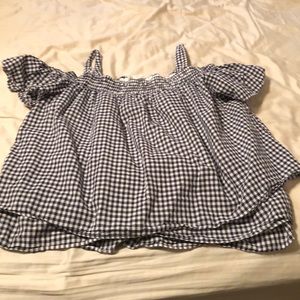 H&M gingham nursing top